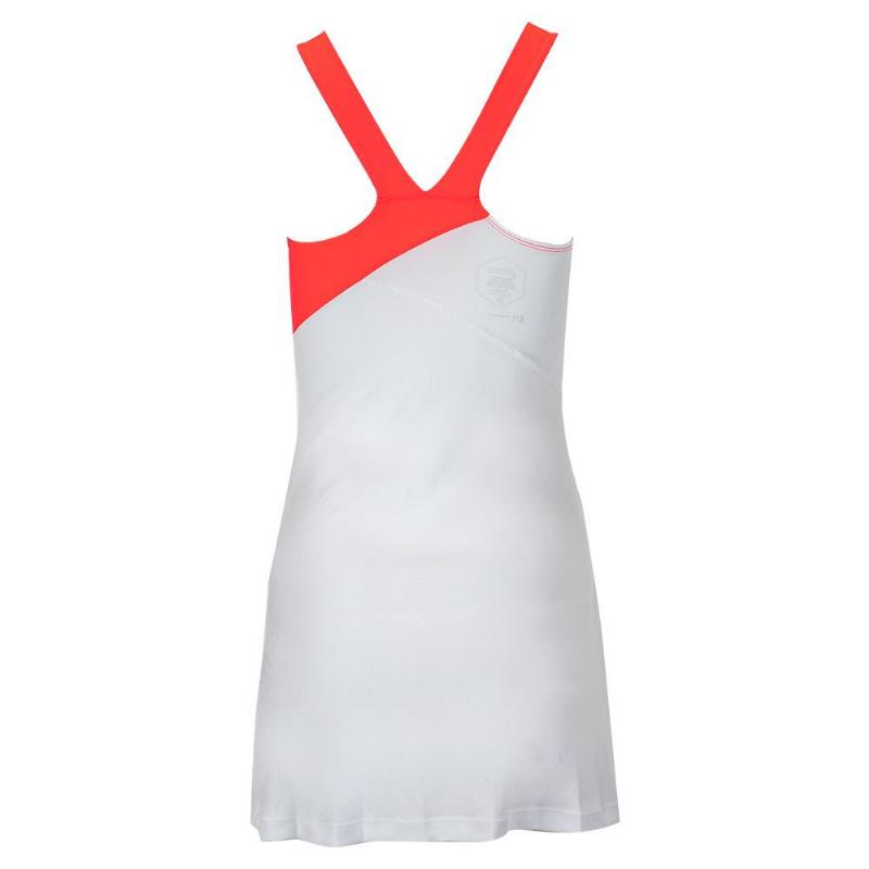 Vestido Asics Club Blanco Diva Pink