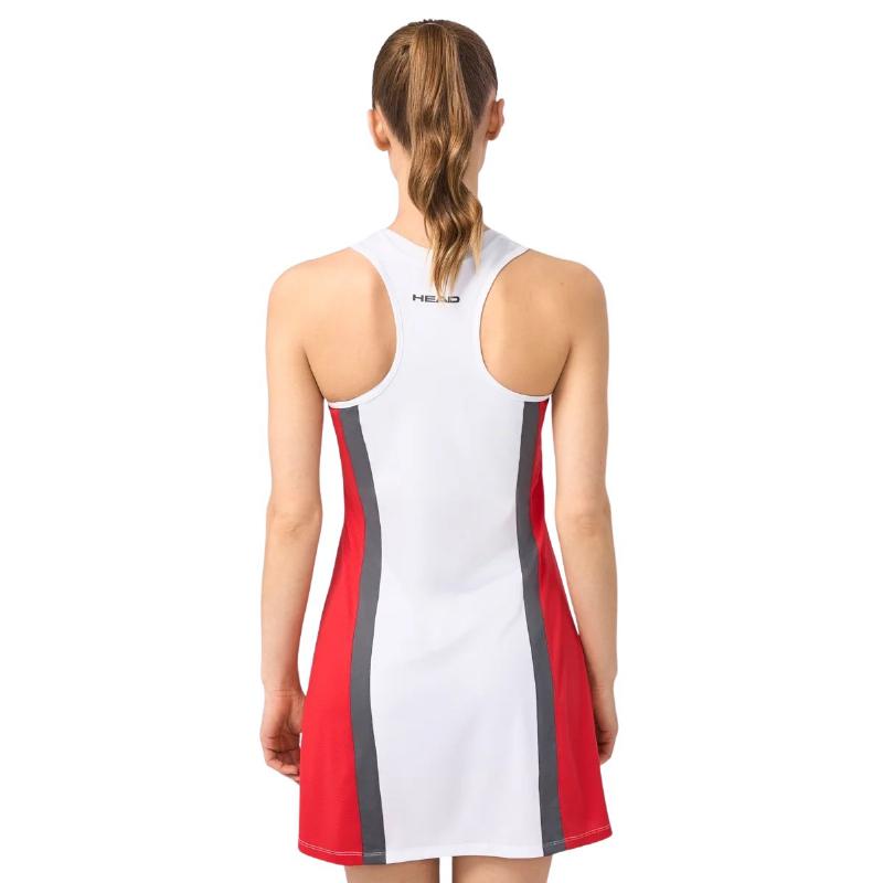 Vestido Head Club 25 Rojo Blanco