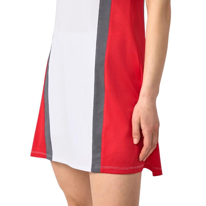 Vestido Head Club 25 Rojo Blanco