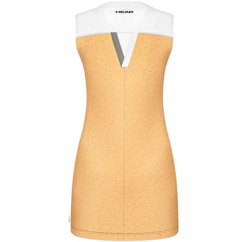 Vestido Head Play Tech Amarillo