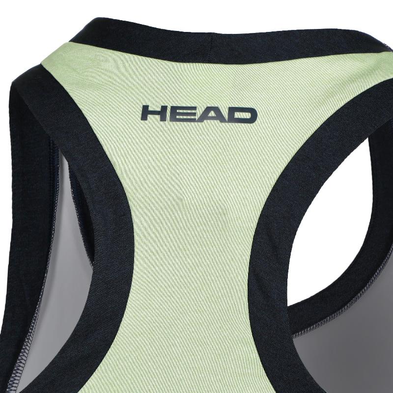 Green White Head Play Tech Dress