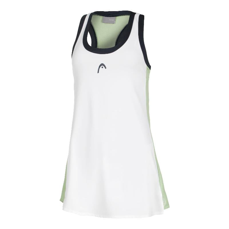 Green White Head Play Tech Dress