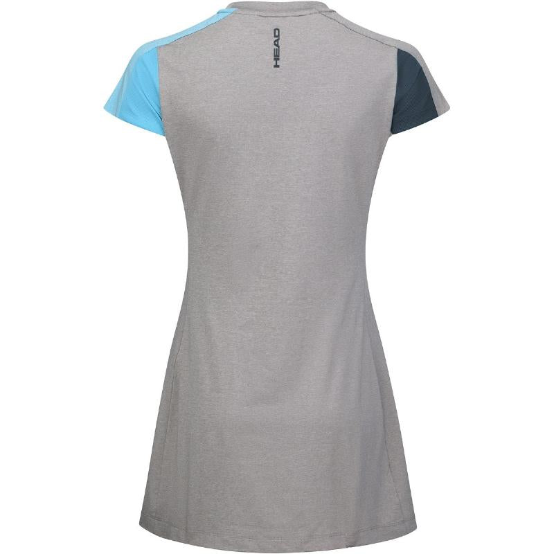Vestido Head Tech Gris Azul Marino