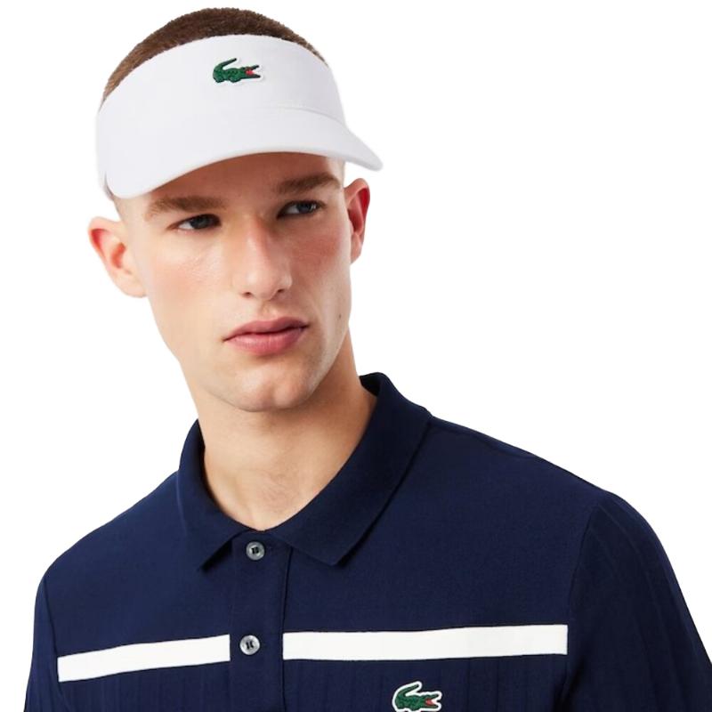 Visera Lacoste Sport Blanco Brillante