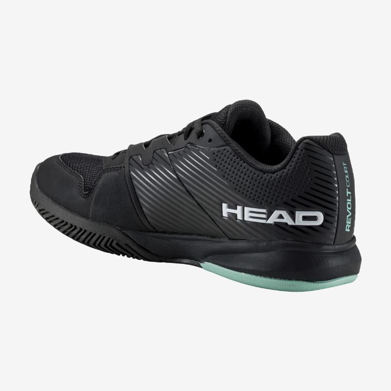 Zapatillas Head Revolt Court Negro Verde Azulado