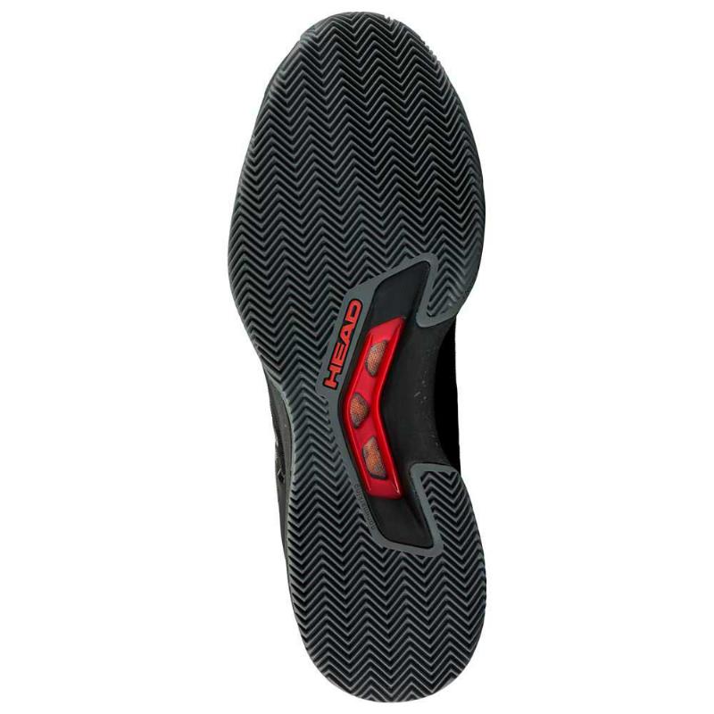 Head Sprint Pro 3.5 Sneaker rosso nero argilloso