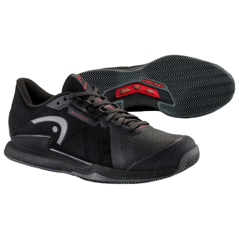 Head Sprint Pro 3.5 Sneaker rosso nero argilloso