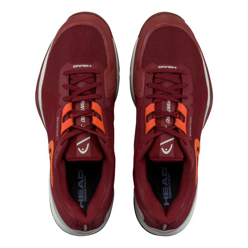 Head Sprint Pro 3.5 Ton Dunkelrot Red Orange Sneakers