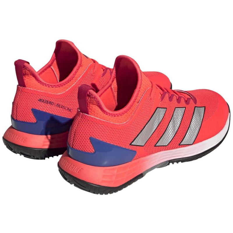 Zapatillas Adidas Adizero Ubersonic 4 Rojo Solar Plata