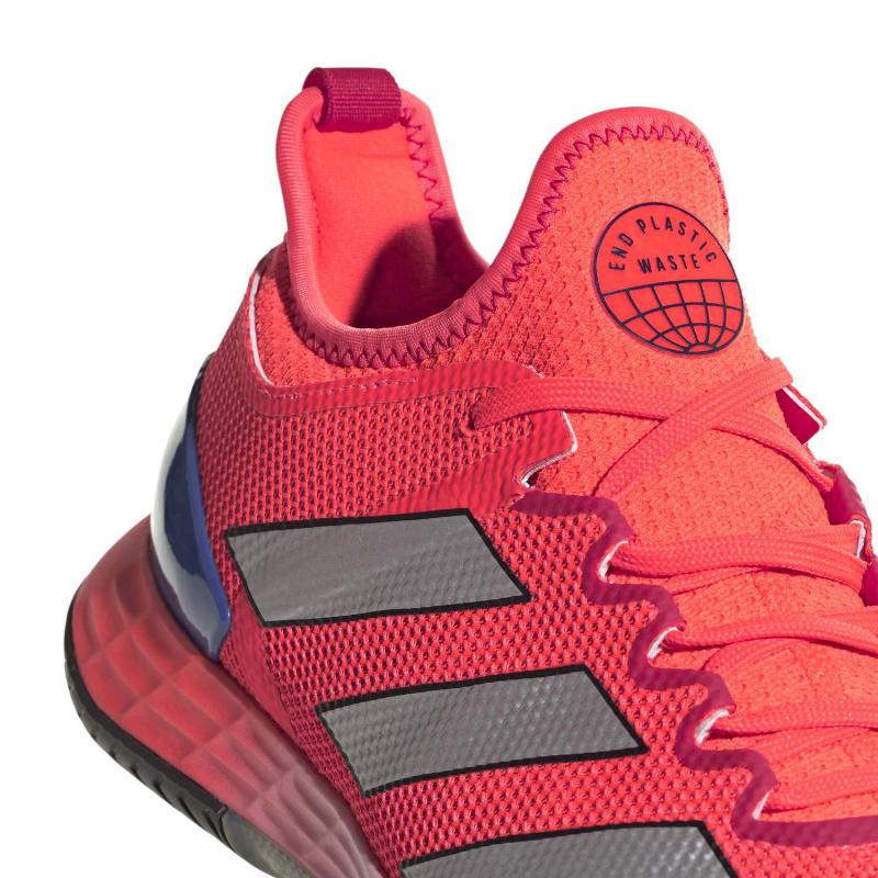 Zapatillas Adidas Adizero Ubersonic 4 Rojo Solar Plata