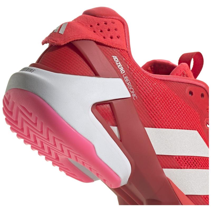 Zapatillas Adidas Adizero Ubersonic 5 Rojo Blanco Rosa Mujer