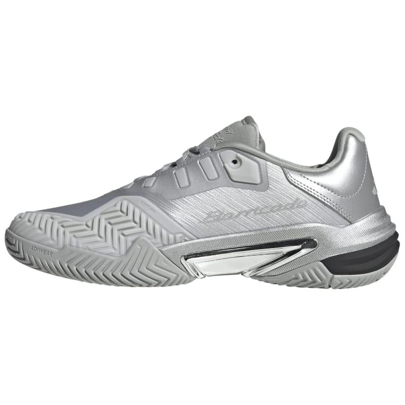 Zapatillas Adidas Barricade 13 Plata Negro