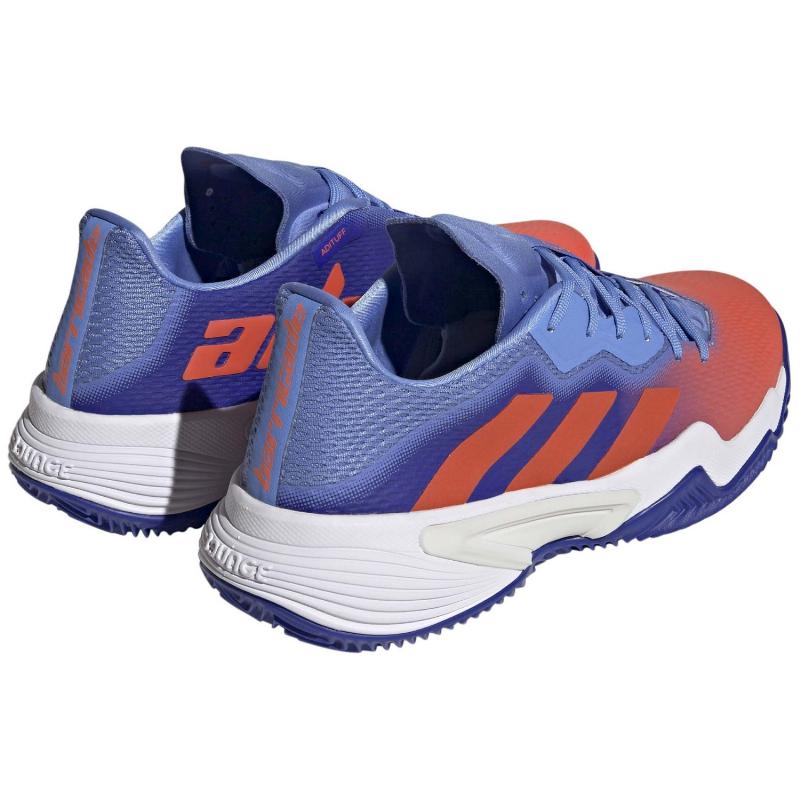 Adidas Barricade Sneakers Shiny Blue Solar Red