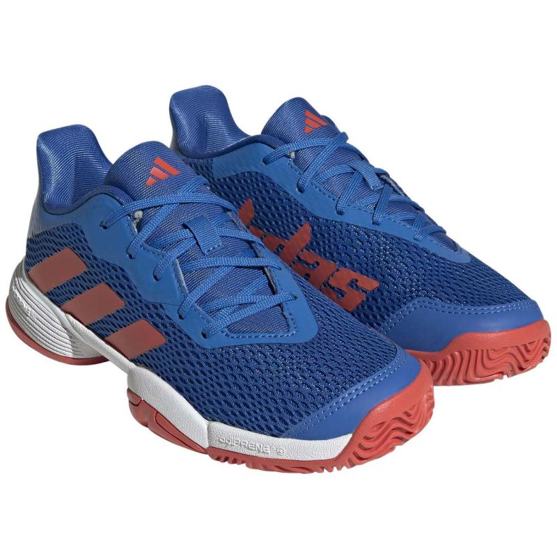 Zapatillas Adidas Barricade Azul Royal Rojo Junior