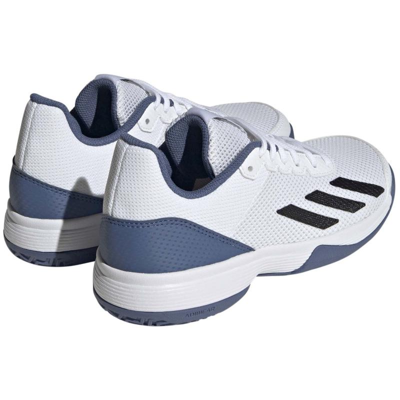 Zapatillas Adidas Courtflash Blanco Azul Junior