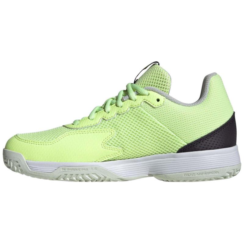 Adidas Courtflash Green Fluor Junior Sneakers