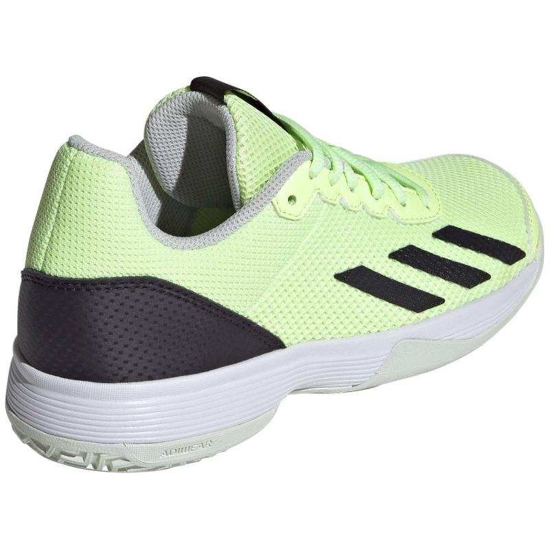 Adidas Courtflash Green Fluor Junior Sneakers