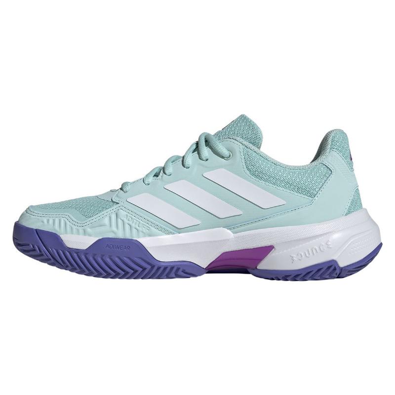 Zapatillas Adidas CourtJam Control 3 Aqua Blanco Mujer