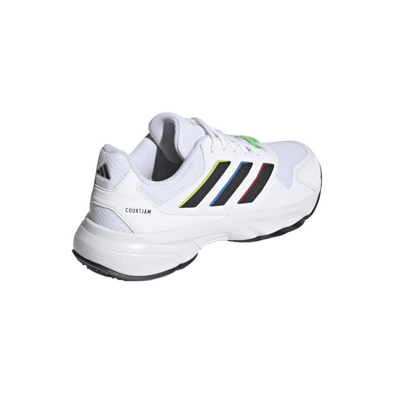 Adidas CourtJam Control 3 Weiße Schuhe