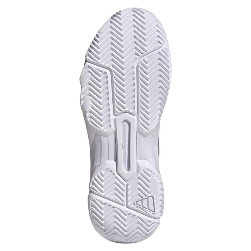Zapatillas Adidas CourtJam Control 3 Blanco Plata Mujer
