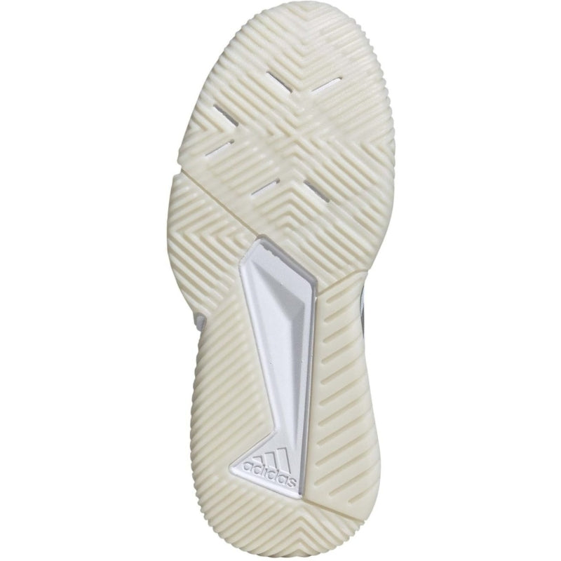Zapatillas Adidas Courtquick Padel Blanco Plata Verde Mujer