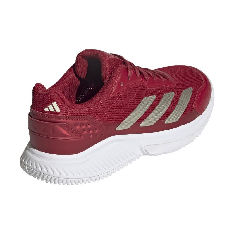 Zapatillas Adidas Courtquick Padel Rojo Mujer