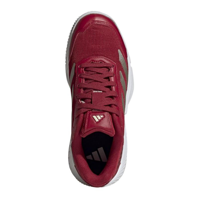 Zapatillas Adidas Courtquick Padel Rojo Mujer