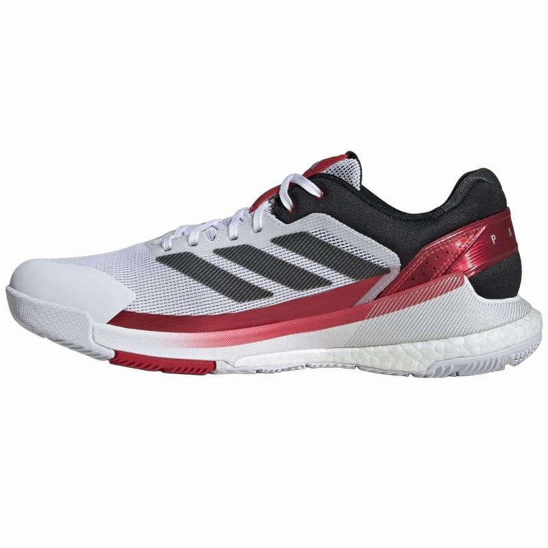 Zapatillas Adidas Crazyquick Boost Padel Blanco Negro Rojo