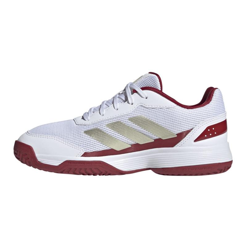 Zapatillas Adidas Crazyquick Padel Blanco Rojo Junior