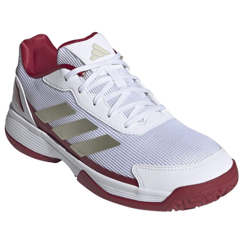 Zapatillas Adidas Crazyquick Padel Blanco Rojo Junior