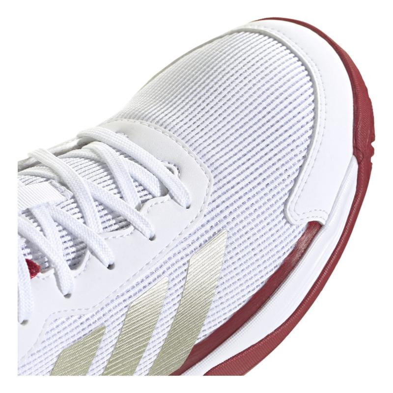 Zapatillas Adidas Crazyquick Padel Blanco Rojo Junior