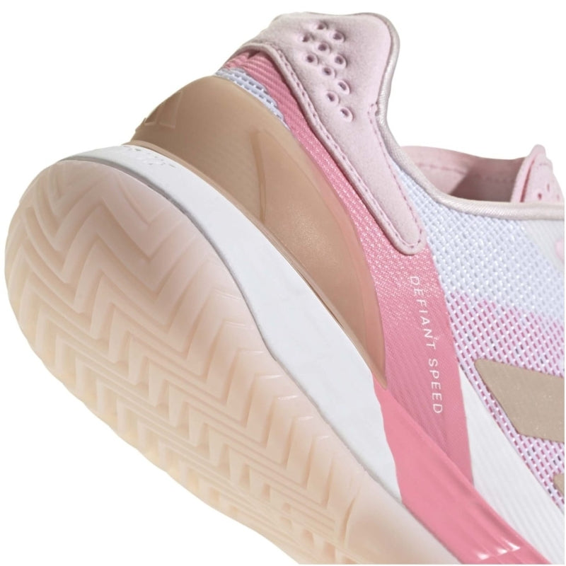 Zapatillas Adidas Defiant Speed 2 Blanco Perla Rosa Mujer