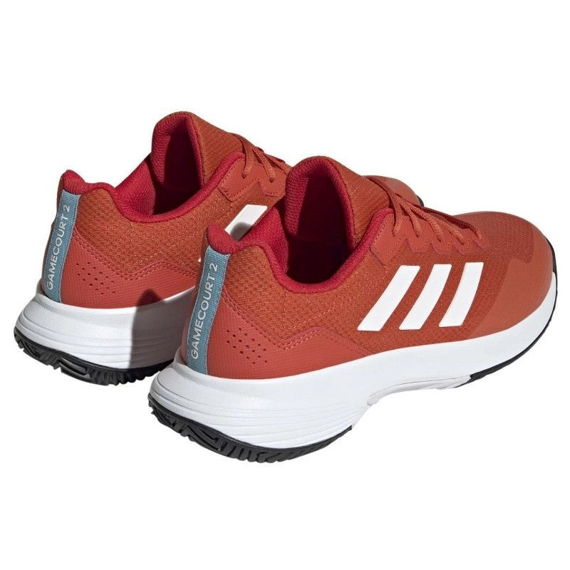 Adidas Gamecourt 2.0 Sneaker bianche rosse