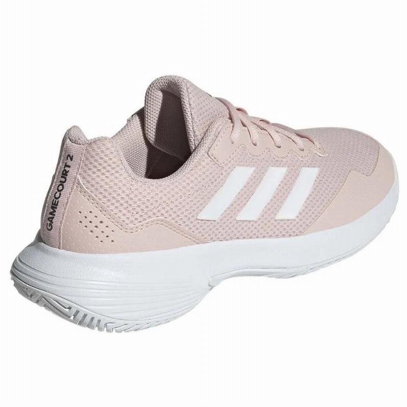 Adidas Gamecourt 2.0 Sneakers pour femmes blancs Rose White