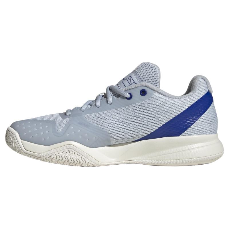 Zapatillas Adidas Pickleball Courtflash Azul Plata Mujer