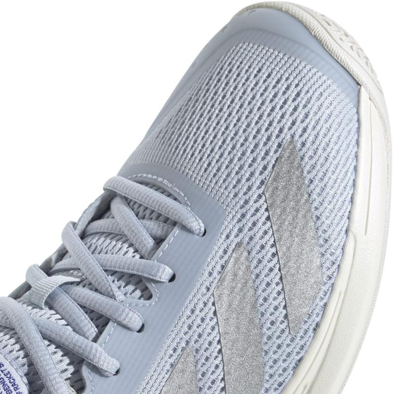 Zapatillas Adidas Pickleball Courtflash Azul Plata Mujer