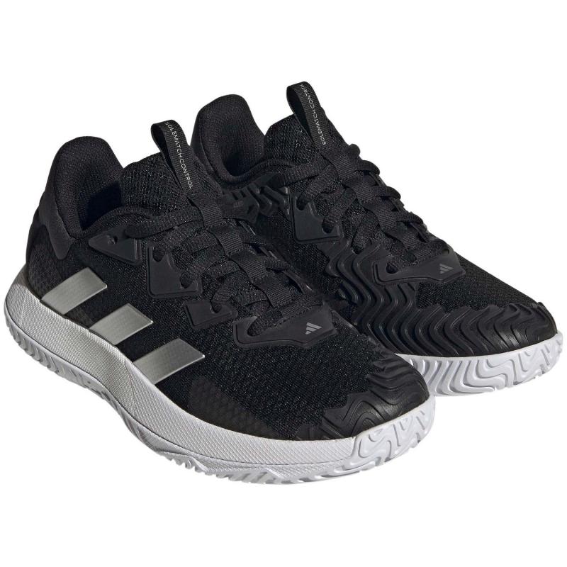 Zapatillas Adidas SoleMatch Control Negro Blanco Mujer