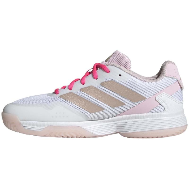 Zapatillas Adidas Ubersonic Blanco Plata Rosa Junior