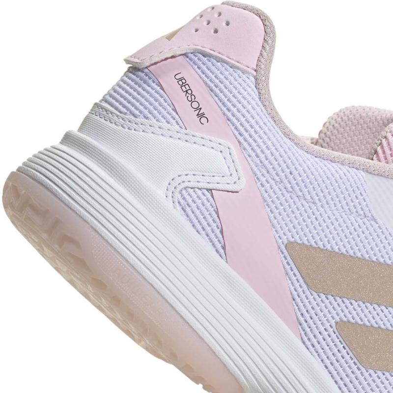 Zapatillas Adidas Ubersonic Blanco Plata Rosa Junior
