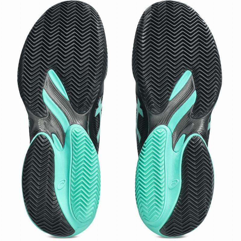 Zapatillas Asics Court FF 3 Clay Negro Turquesa