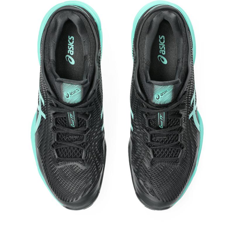 Zapatillas Asics Court FF 3 Clay Negro Turquesa