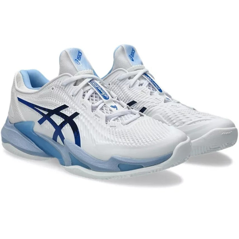 Zapatillas Asics Court FF 3 Novak Clay Blanco Azul Tuna