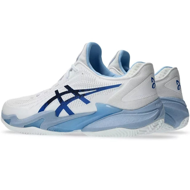 Zapatillas Asics Court FF 3 Novak Clay Blanco Azul Tuna