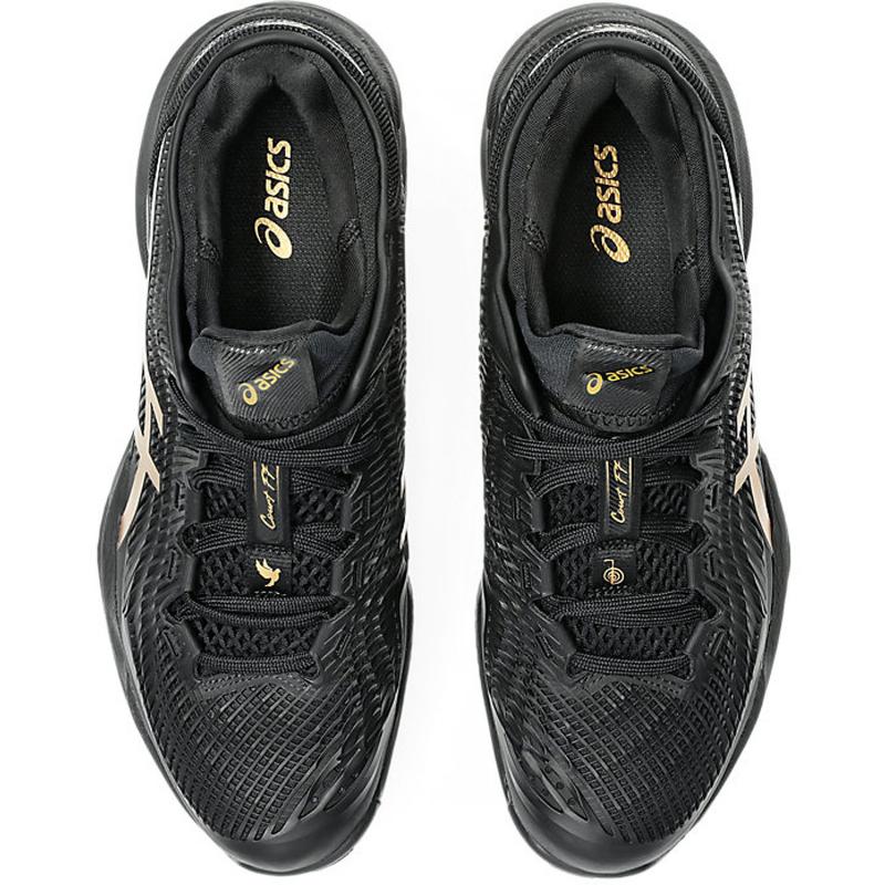 Zapatillas Asics Court FF 3 Novak Clay Night Energy Negro Oro