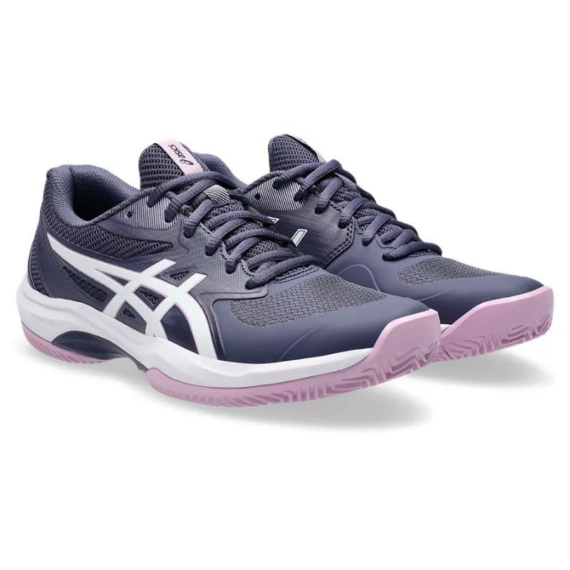 Zapatillas Asics Game FF Clay Azul Indigo Blanco Mujer