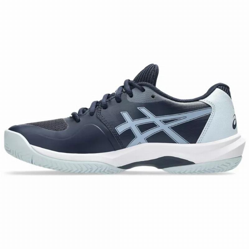Zapatillas Asics Game FF Clay Azul Medianoche Blanco Mujer