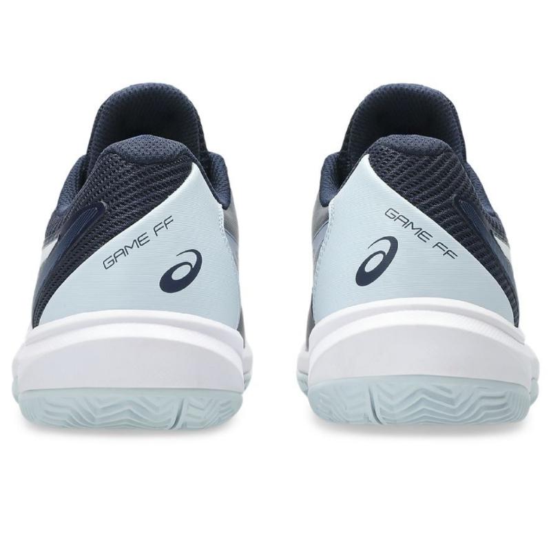 Zapatillas Asics Game FF Clay Azul Medianoche Blanco Mujer