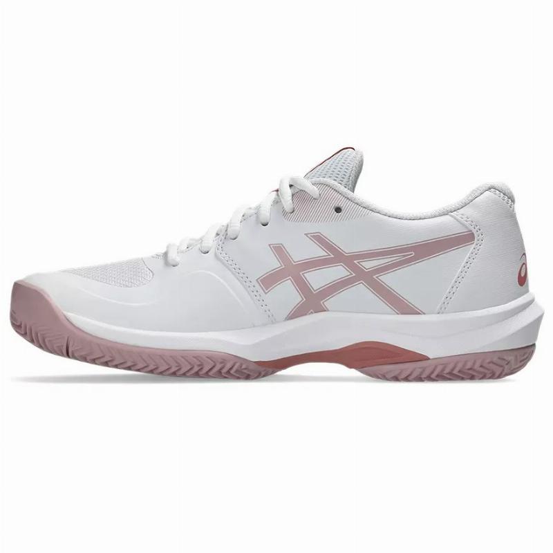 Zapatillas Asics Game FF Clay Blanco Rosa Morganita Mujer
