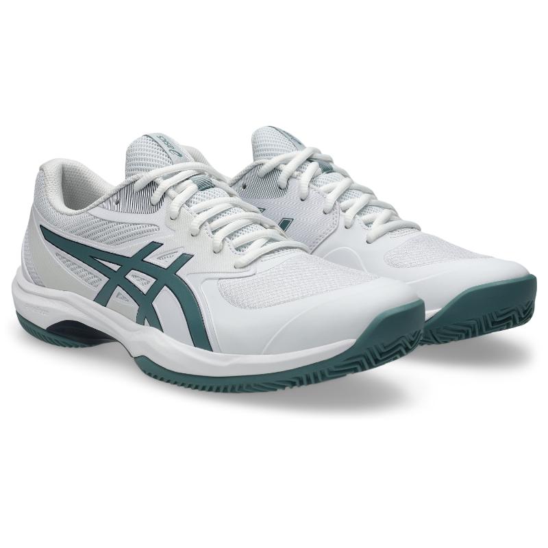 Asics Game FF Clay Weiß Grün Schuhe