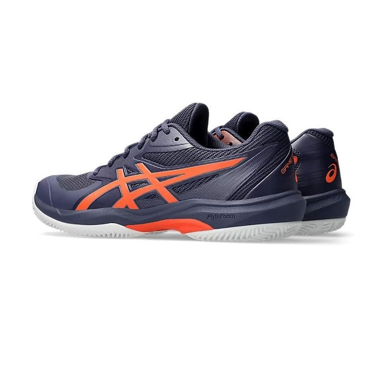 Asics Game FF Clay blue indigo orange shoes